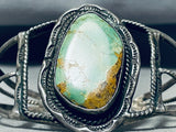 Authentic Vintage Native American Navajo Royston Turquoise Sterling Silver Bracelet-Nativo Arts