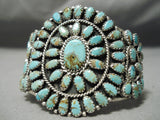 Important Vintage Native American Navajo Larry Begay Royston Turquoise Sterling Silver Bracelet-Nativo Arts