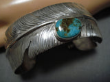 Exquisite Vintage Native American Navajo Royston Turquoise Sterling Silver Bracelet Old-Nativo Arts