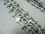 Native American Rare Vintage Santo Domingo Royston Turquoise Necklace Old-Nativo Arts
