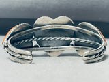 Native American Remarkable Heart Of Shell Sterling Silver Bracelet-Nativo Arts