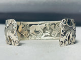 The Most Detailed Native American Navajo Horse Sterling Silver Bracelet-Nativo Arts