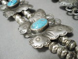 Rare Butterfly Sterling Silver Native American Navajo Squash Blossom Necklace-Nativo Arts