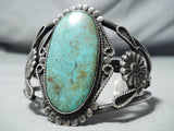 Museum Authentic Vintage Native American Navajo Royston Turquoise Sterling Silver Bracelet-Nativo Arts