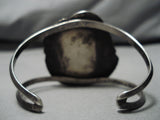 Huge!! Vintage Native American Navajo Royston Turquoise Sterling Silver Bracelet Old-Nativo Arts