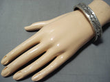 Remarkable Navajo Native American Sterling Silver Bracelet-Nativo Arts
