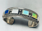 Incredible Vintage Southwest Royston Turquoise Sterling Silver Bracelet-Nativo Arts