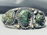 The Best Vintage Native American Navajo Damale Turquoise Sterling Silver Bracelet-Nativo Arts