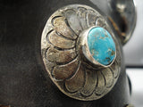 Important Vintage Native American Navajo Ricky Martinez Sterling Silver Turquoise Concho Belt-Nativo Arts