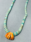 Native American Fabulous Vintage Santo Domingo Turquoise Sterling Silver Necklace-Nativo Arts