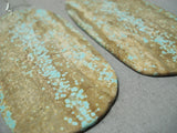One Of The Biggest Ever #8 Turquoise Native American Sterling Silver Earrings-Nativo Arts