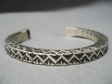 Exquisite Vintage Zuni Sterling Silver Bracelet Native American-Nativo Arts