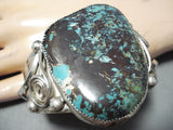 Outstanding Navajo Turquoise Sterling Silver Bracelet Native American-Nativo Arts