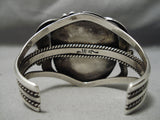 Museum Quality Vintage Native American Navajo Huge Bisbee Turquoise Sterling Silver Bracelet Old-Nativo Arts