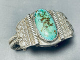 Exquisite Vintage Native American Navajo Royston Turquoise Sterling Silver Bracelet-Nativo Arts