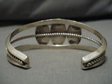 Vintage Navajo Bracelet Old Turquoise Sterling Silver Native American-Nativo Arts