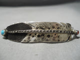 Native American Unique Vintage Sleeping Beauty Turquoise Sterling Silver Bracelet Old-Nativo Arts