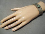 Stunning Vintage Native American Navajo Royston Turquoise Sterling Silver Bracelet Old-Nativo Arts