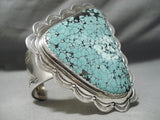 Native American Biggest Best Santo Domingo Jimmy Calabaza Turquoise Sterling Silver Bracelet-Nativo Arts