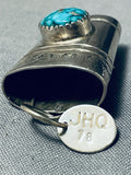 Native American Authentic Very Important Vintage Cochiti Joe Quinatna Scarf Holder-Nativo Arts