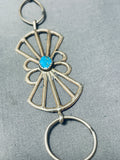Inside Or Outside Links Vintage Native American Navajo Turquoise Sterling Silver Concho Belt-Nativo Arts