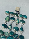 The Best Jade Vintage Southwest Sterling Silver Clasp Bracelet-Nativo Arts