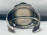 One Of Best Ever Vintage Native American Navajo Museum Petrified Wood Sterling Silver Bracelet-Nativo Arts