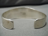 Quality Vintage Native American Navajo Lee Royston Turquoise Sterling Silver Bracelet Old-Nativo Arts