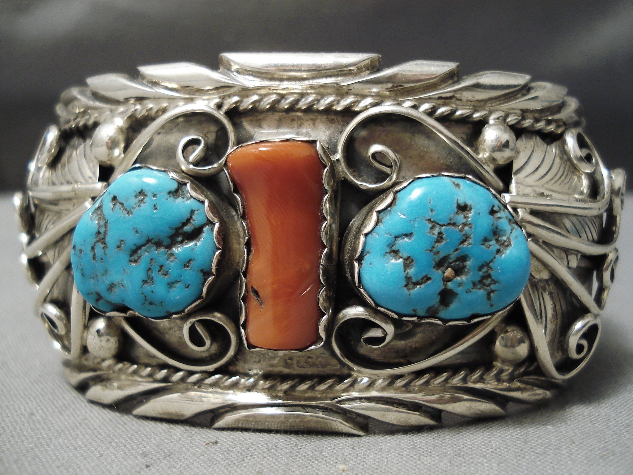 Tremendous Marie Tsosie Vintage Native American Navajo Turquoise