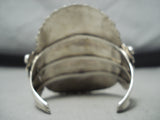 Incredible Signed Native American Navajo Turquoise Sterling Silver Bracelet-Nativo Arts
