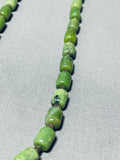 Native American Exceptional Santo Domingo Turquoise Sterling Silver Necklace-Nativo Arts