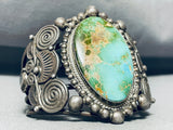 Russ And Sam Best Vintage Native American Navajo Royston Turquoise Sterling Silver Bracelet-Nativo Arts