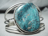 Jo Tso Navajo Native American Turquoise Sterling Silver Bracelet-Nativo Arts