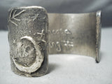 Astonishing San Felipe Sterling Silver Bracelet Native American-Nativo Arts