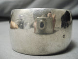 Important Ray Tracey Vintage Sterling Silver Native American Navajo Bracelet-Nativo Arts
