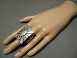 Amazing Vintage Navajo Sterling Silver Native American Arrows Ring-Nativo Arts