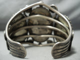 Best Vintage Native American Navajo Royston Turquoise Sterling Silver Bracelet Pawn Marks-Nativo Arts