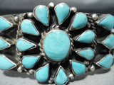 Mary C Vintage Native American Navajo Turquoise Sterling Silver Bracelet Old-Nativo Arts