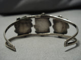 Rare Vintage Navajo Bisbee Turquoise Sterling Silver Native American Bracelet-Nativo Arts