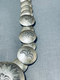 Authentic Vintage Native American Navajo Sterling Silver Necklace-Nativo Arts