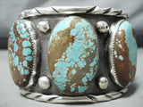 Biggest San Felipe #8 Turquoise Mine Sterling Silver Bracelet-Nativo Arts