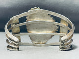 Important Vintage Native American Navajo Blue Diamond Turquoise Sterling Silver Bracelet-Nativo Arts