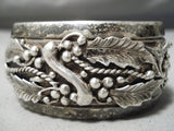 Very Important Early Vintage Native American Navajo Thoms Singer Sterling Silver Bracelet Old-Nativo Arts