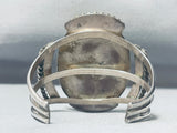 Most Detailed Silver Bead Vintage Native American Navajo Kachina Sterling Silver Bracelet-Nativo Arts