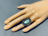 Outstanding Vintage Native American Navajo 8 Turquoise Sterling Silver Ring-Nativo Arts