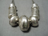 Amazing Vintage Navajo Sterling Silver Native American Necklace-Nativo Arts