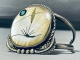 Native American New Mexico Desert Plant Happy Lonesome Symbolic Sterling Silver Bracelet-Nativo Arts