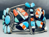 The Best Native American Navajo Turquoise Inlay Sterling Silver Butterfly Inlay Bracelet-Nativo Arts