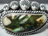 Verdy Jake Royston Turquoise Important Vintage Native American Navajo Sterling Silver Bracelet-Nativo Arts