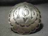 Marvelous Vintage Navajo Sterling Silver Ring Native American-Nativo Arts